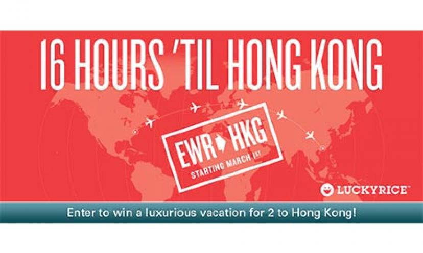 Win a Trip for Two to Hong Kong!