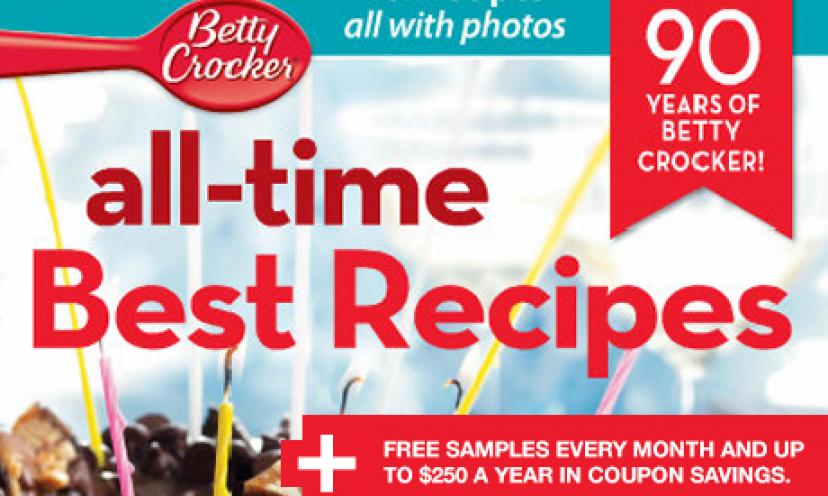 Become a Betty Crocker Member And Receive Exclusive Freebies!
