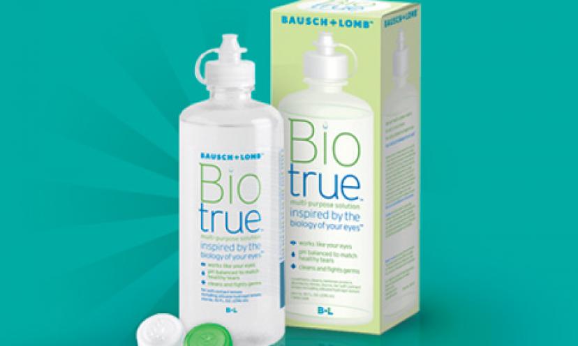Take the Biotrue Challenge and Get a FREE Sample of Biotrue Lens Solution!