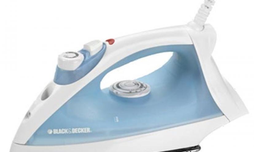 Save over 50% on the Black and Decker Easy Steam Iron