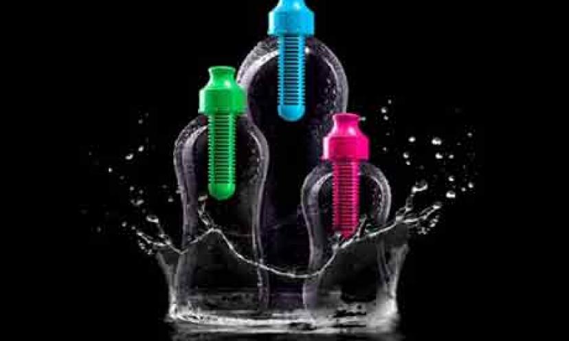 Reusable Filtered Water Bottles: $2 Off!