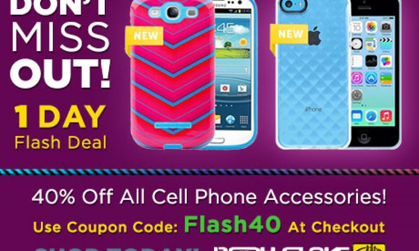 40% Off Body Glove Phone Cases! One Day Only!