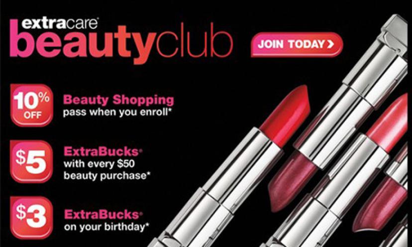 Join the CVS Extra Care Beauty Club and Get Tons of Rewards!