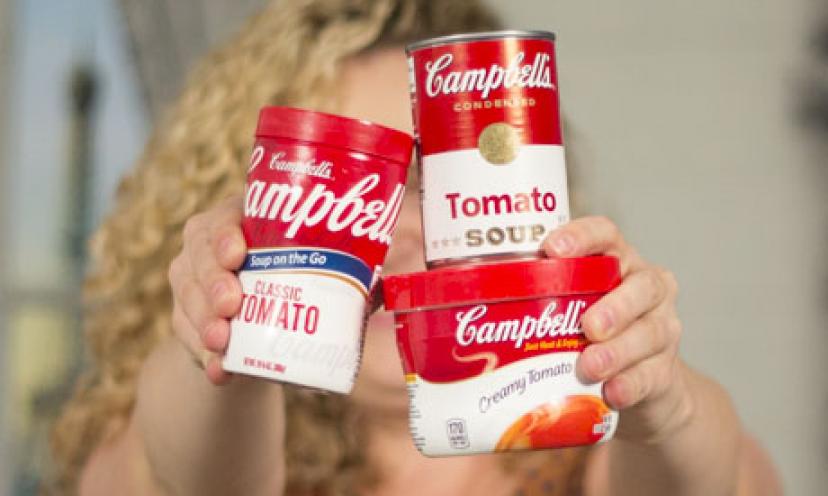 Save $0.40 off any Three Campbell’s Soups!
