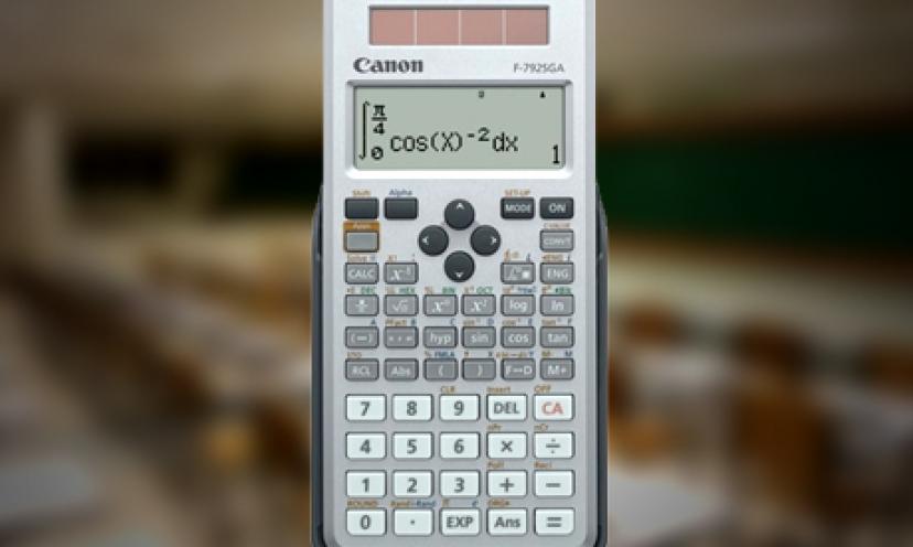 Get this Scientific Calculator from CANON for 52% Off!