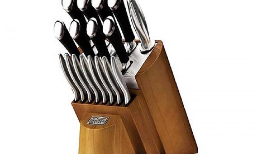 Save 56% off the Chicago Cutlery Fusion 18-Piece Knife Set!