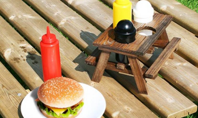 Get the Mr. Bar-B-Q Picnic Table Condiment Set for Only $17.99!