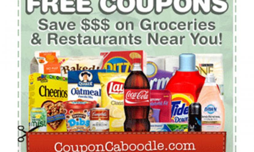 Get free coupons to your favorite grocery stores and restaurants!
