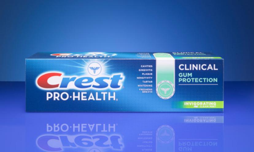Save $0.50 On Crest Toothpaste!