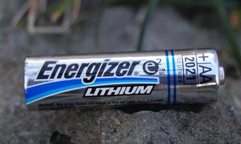 Save $2.75 on Energizer Lithium Batteries!