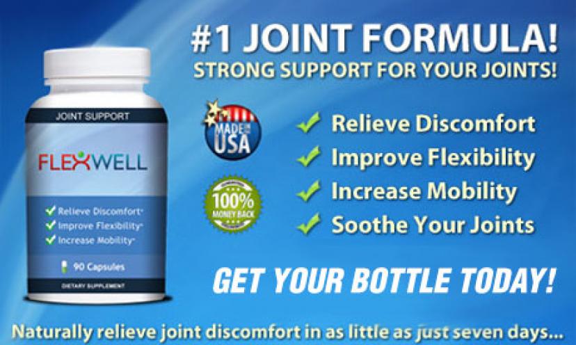 Take Care of Joint Pain with a Free Trial of Flexwell!