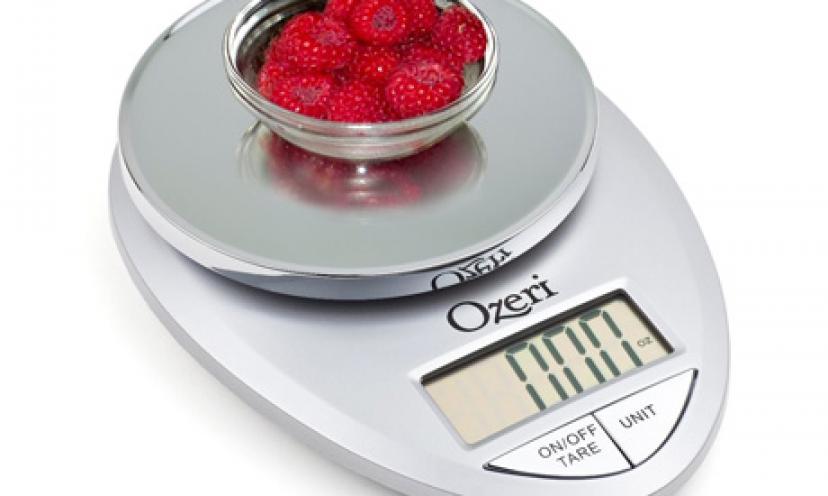 Get the Ozeri Precision Pro Stainless-Steel Digital Kitchen Scale for 19% Off!