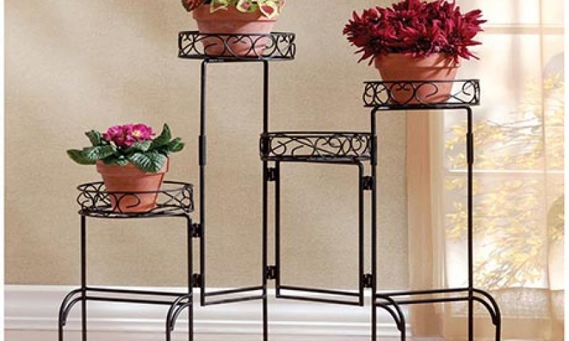 Save 26% On a 4 Tier Plant Stand!