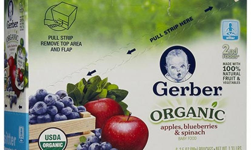 Save $1.00 Off Gerber Organic Baby Food