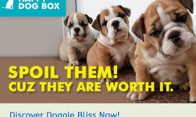 Get Free Dog Treats with Happy Dog Box!