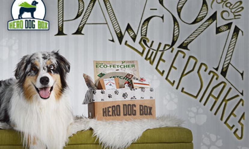 Enter to Win a HeroDogBox of Toys and Treats!