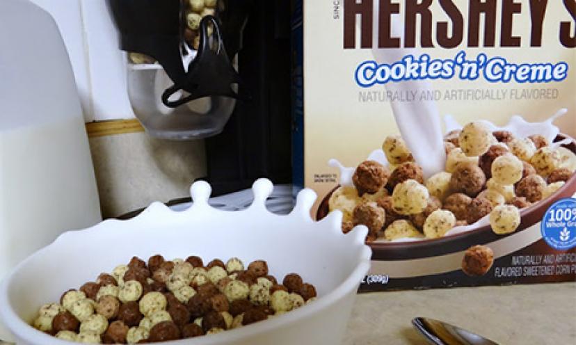 Sweeten Up Your Morning with Hershey’s Cookies ‘n’ Creme Cereal!