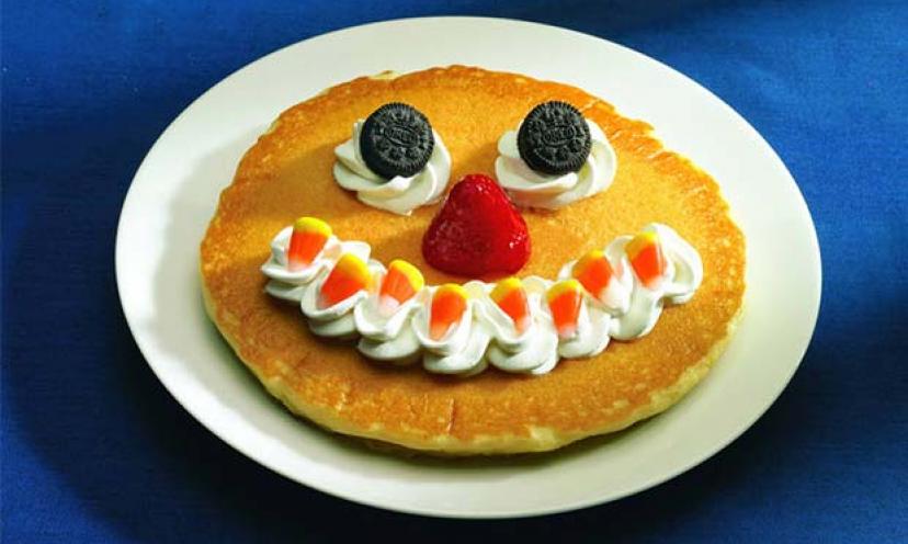 FREE Scary Face IHOP Pancake for Kids on Halloween!
