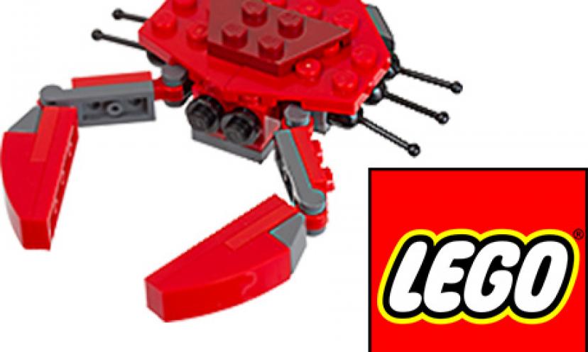 Get a FREE LEGO Crab Mini Model at LEGO Stores on July 2!