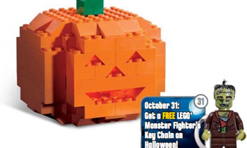 Get a Free LEGO Monster Keychain on Halloween!