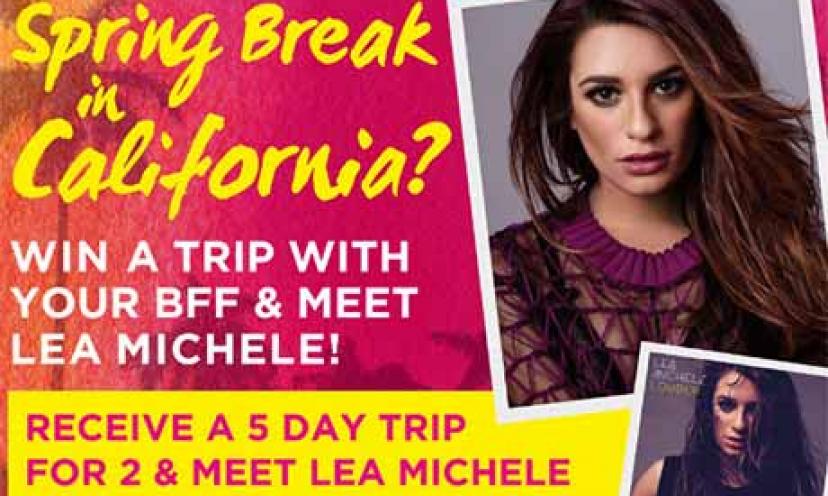 Fly to San Diego and Meet Lea Michele!