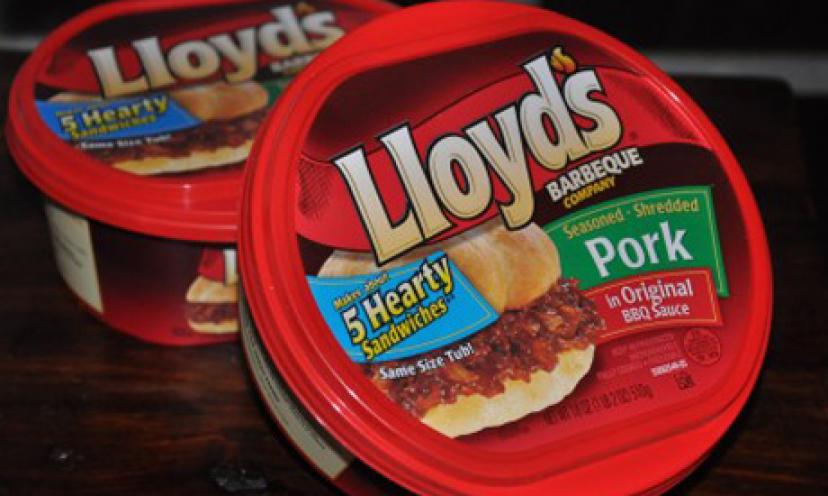 Save $1 On Lloyd’s Barbeque!
