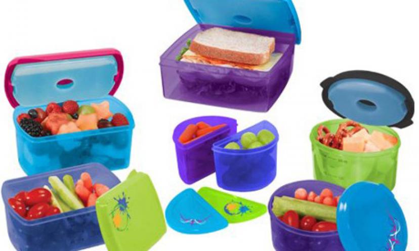 Save 14% on The 14-Piece Kids Value Lunch Container Set!