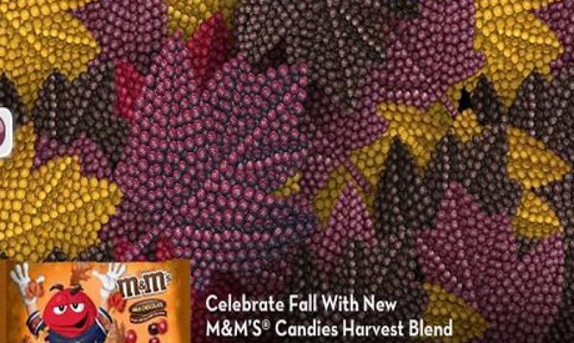 Save $1.00 off M&M’s Chocolate Candies Harvest Blend