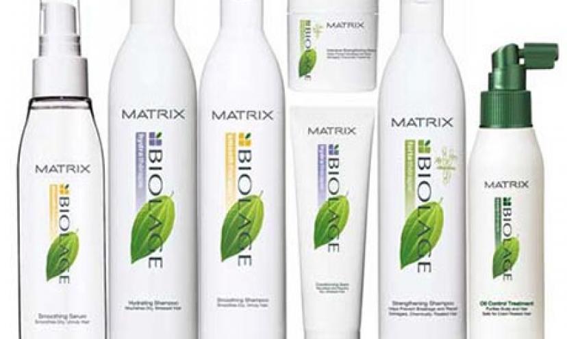 Redefine Hair Care with a free Biolage Exquisiteoil Samples!
