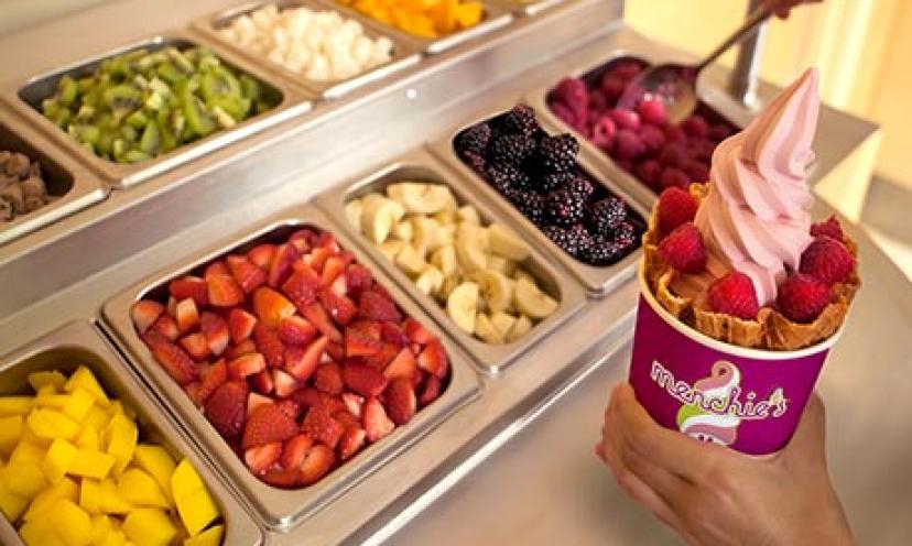 Celebrate National Frozen Yogurt Day with free yogurt from Menchie’s!