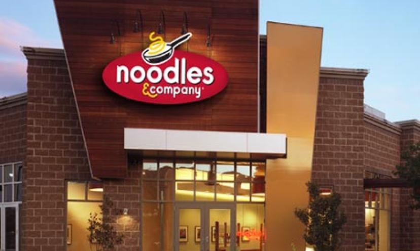 Get a free bowl of noodles on your birthday from Noodles & Company!