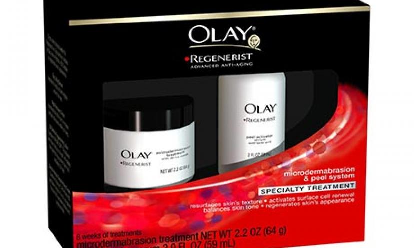 Save 28% Off Olay Regenerist Microdermabrasion & Peel System Kit!