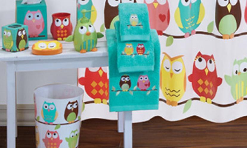 Get An Owl Shower Curtain For 63% Off!