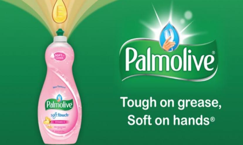 Save $0.50 off Palmolive Soft Touch dish liquid!