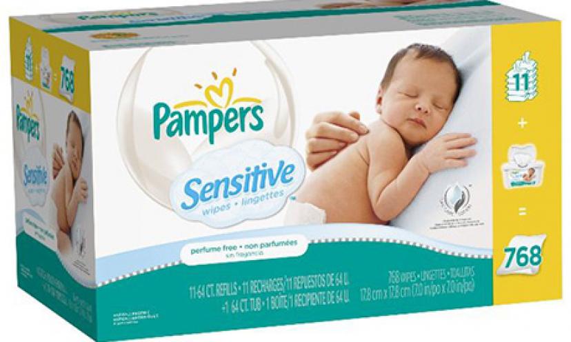 Pampers Sensitive Wipes – Coupon!