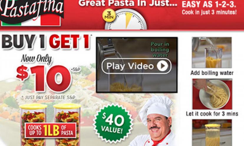 Buy One Pastafina With Recipe Guide and Get One Free!