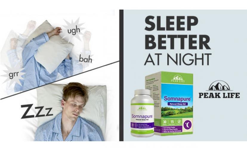 Get the Sleep You Deserve with a Sample of Somnapure!
