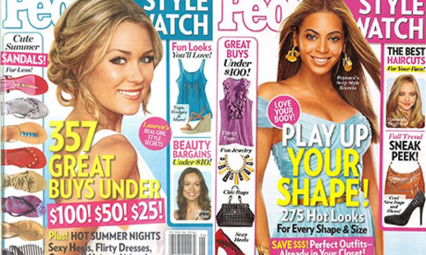 Save $1.00 on Your Next “People StyleWatch” Issue!