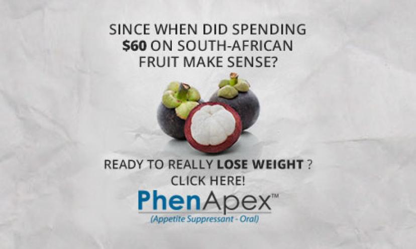 Start Losing Weight with a Free Bottle of PhenApex!