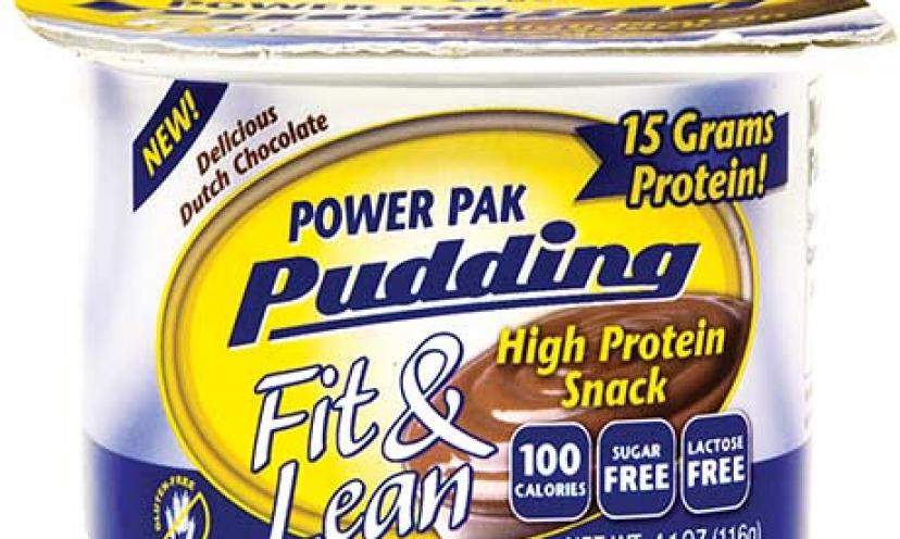 Get Your Protein in this FREE Great-Tasting Pudding!