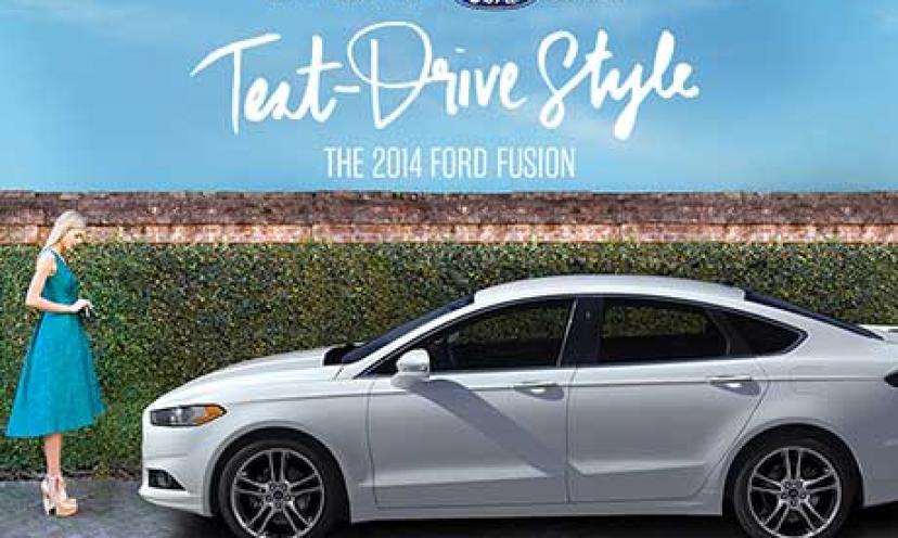 Win a 2014 Ford Fusion and a $1,000 Gift Card!