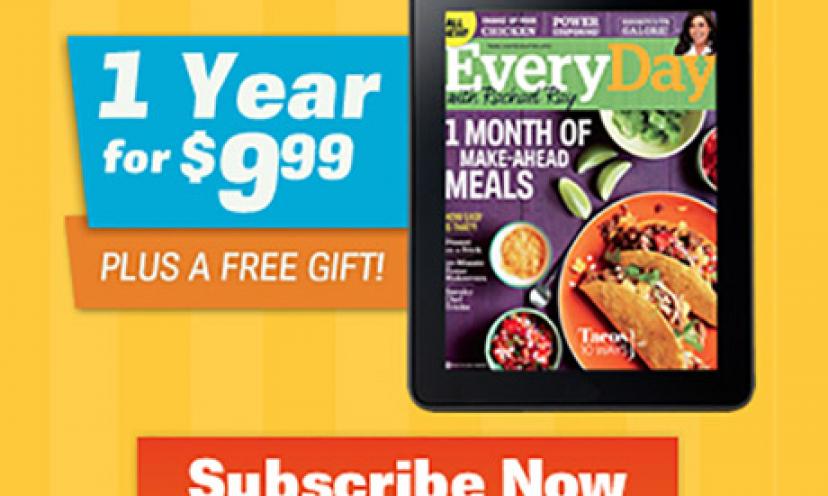Receive a FREE three-issue subscription to Everyday With Rachael Ray