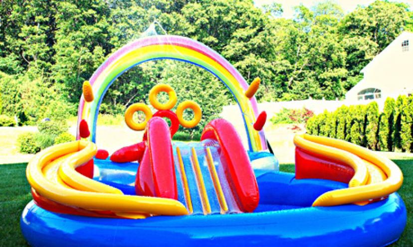 Get the Intex Rainbow Ring Pool Play Center for 30% Off! Just In Time For Summer!