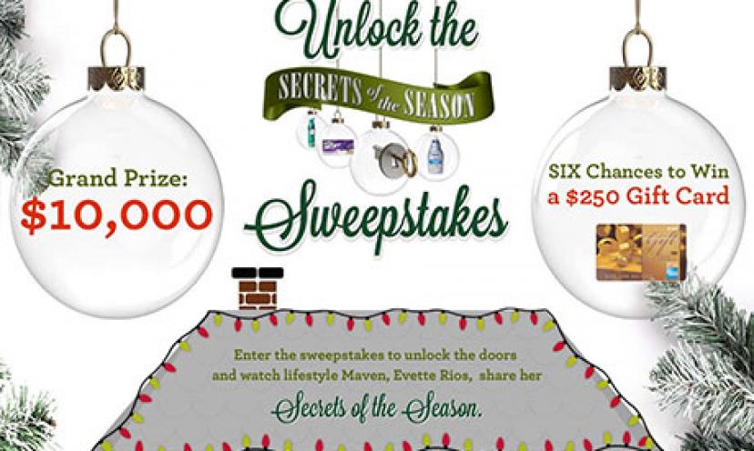 Celebrate the Season with P&G and Win $10,000!