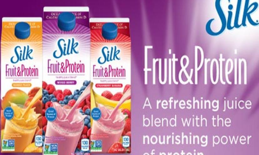 Save $1.00 off Silk Fruit & Protein!