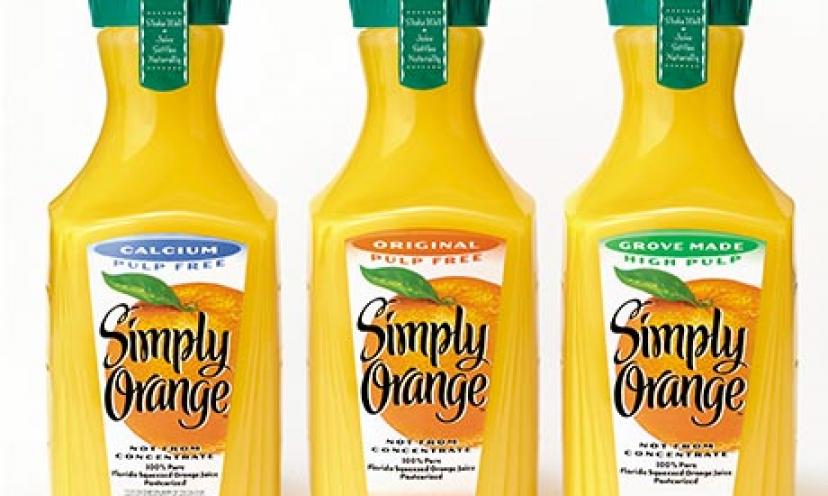 Save $0.75 off a carafe of Simply Orange orange juice!