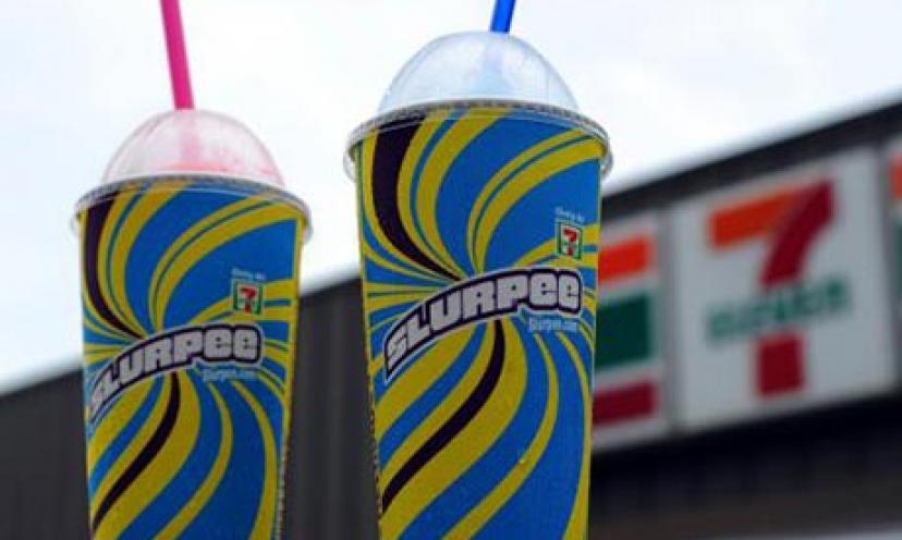 Enjoy a FREE Small Slurpee at 7-Eleven stores on 7/11!