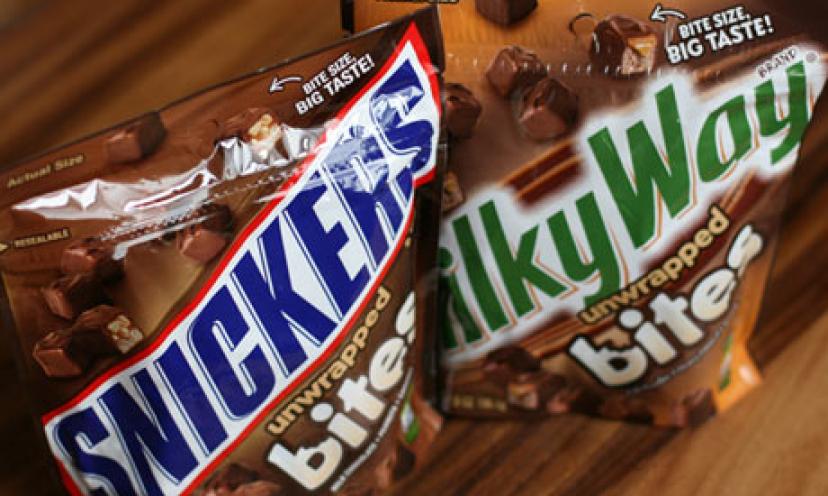Save on Snickers or Milky Way Bites!