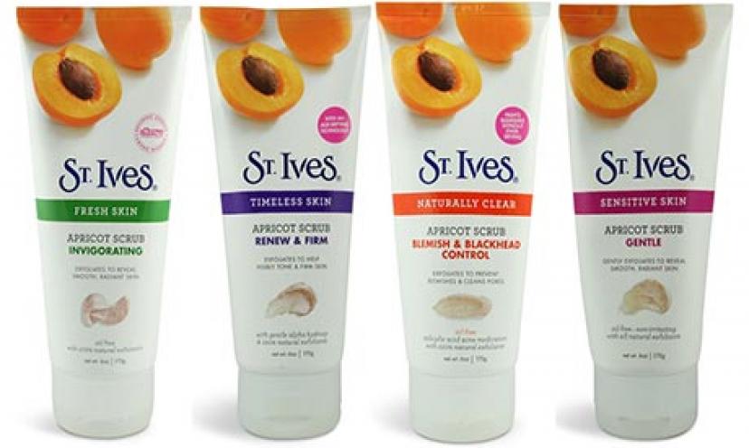 Save $0.75 off St Ives Apricot Scrub!
