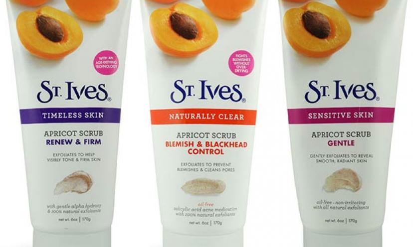 Save $3.75 on St. Ives Products!